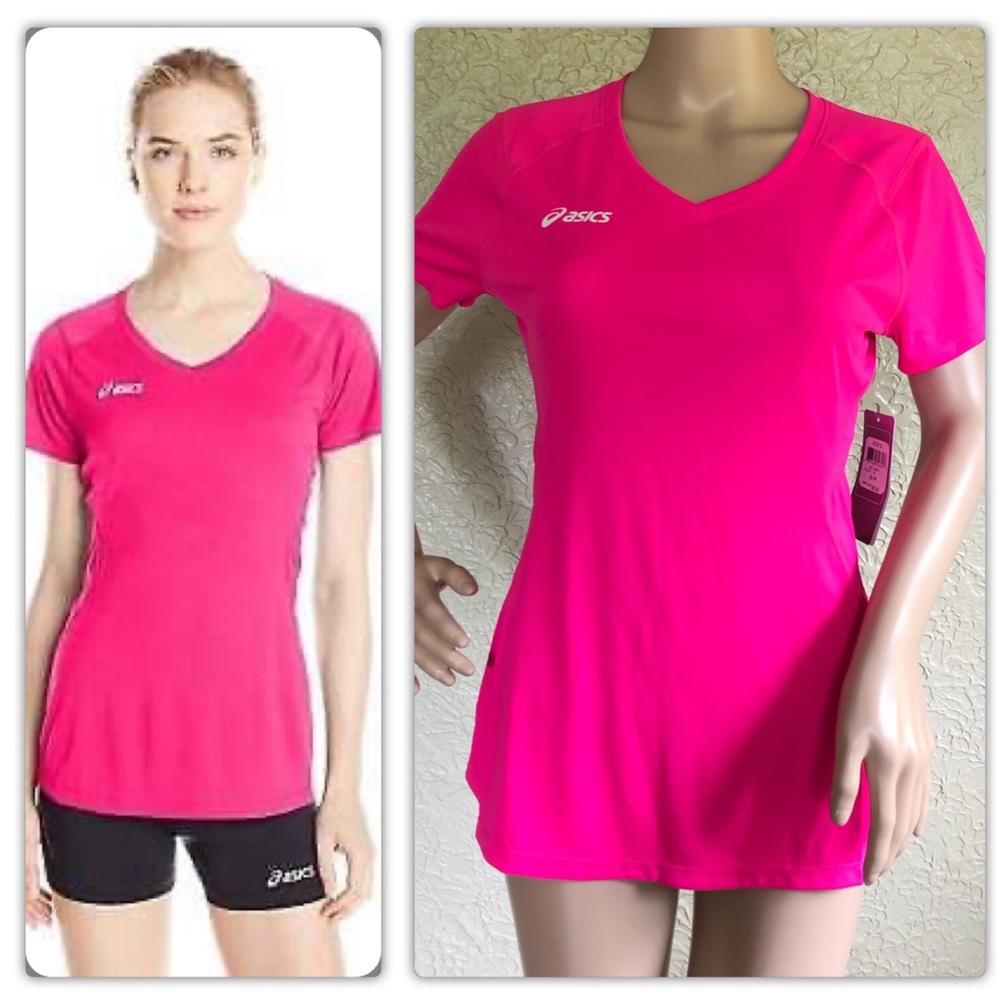 ASICS Women’s Pink Jersey Tops